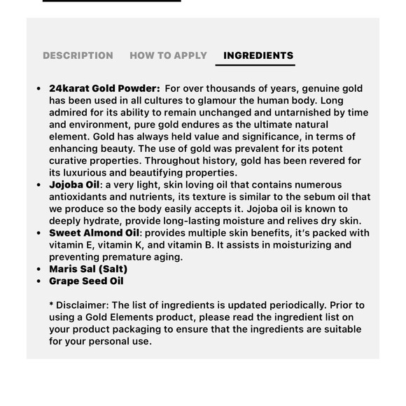 Gold Elements Supreme Golden Salt Scrub‎ 14.45oz / 425g New Sealed - Picture 7 of 9